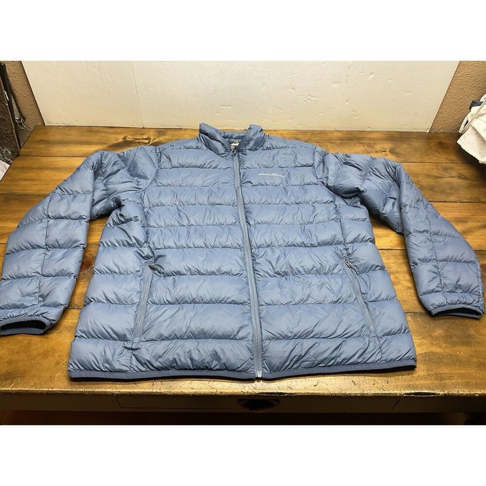Eddie Bauer Jacket Men’s XL Goose Down Puffer Coat Quilted EB 650